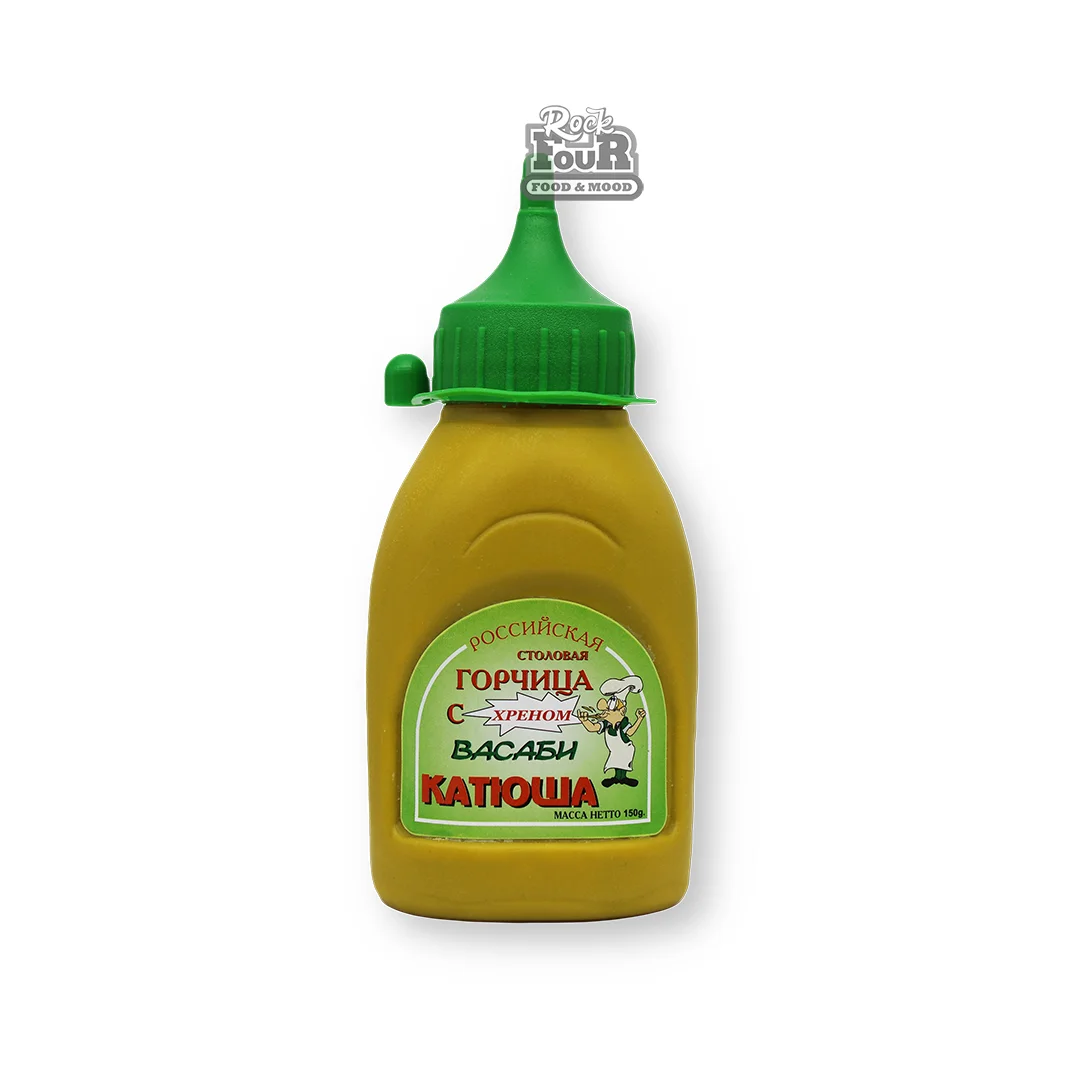 Mustard with horseradish "Katyusha Wasabi" 150g